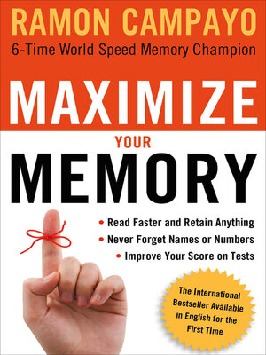 cover image of Maximize Your Memory